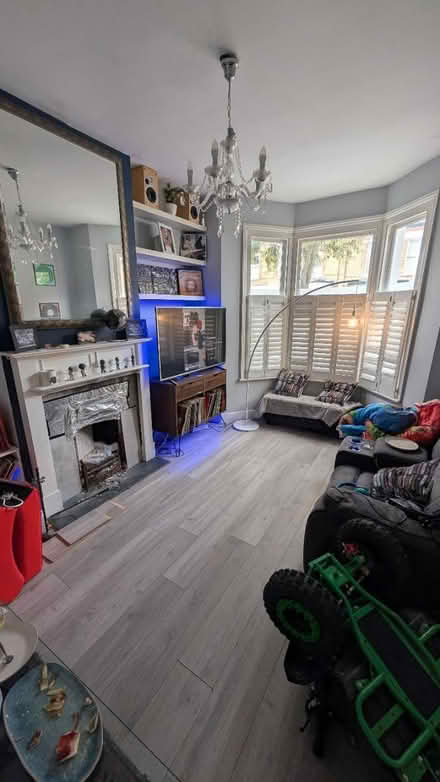 Photo of free Lots of grey laminate flooring (East dulwich) #3