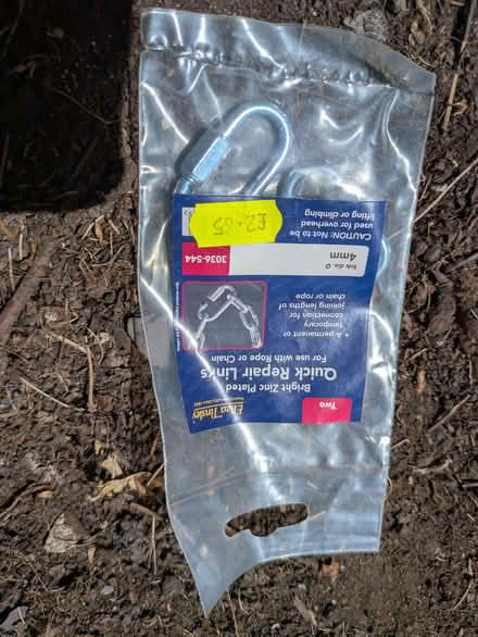 Photo of free Chain link repair kit (Cromford DE4) #1