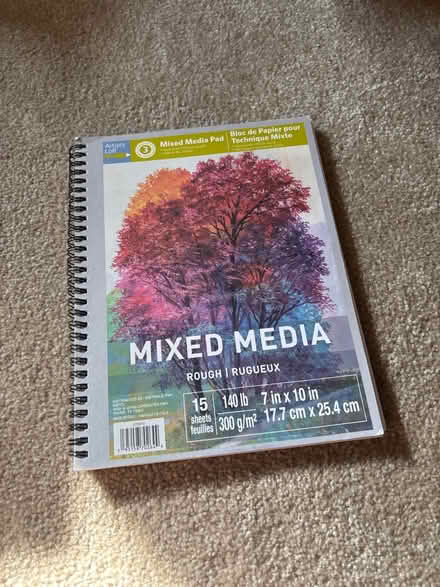Photo of free Mixed media pad rough paper (Ithaca) #2