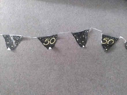 Photo of free 50 birthday banner (Sale moor M33) #1