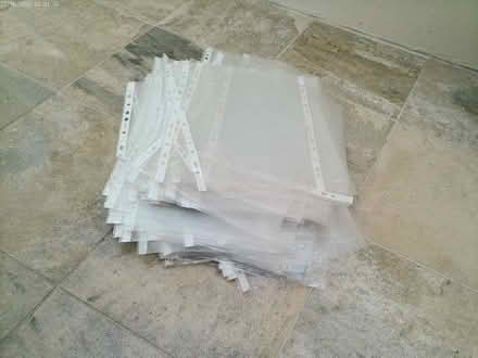 Photo of free A4 plastic file pockets (Woollard BS39) #1