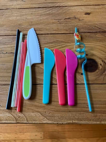 Photo of free Kid safe cutting knives, straws (Havertown) #1