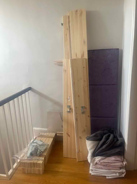 Photo of free Double bed frame, IKEA Lyngör (Market Ward CB1) #2