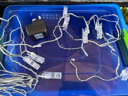 Photo of free Habitat mains peg fairy lights (DA7 Barnehurst/Bexleyheath) #1