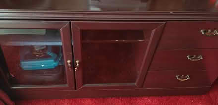 Photo of free Mahogany sideboard (Gorebridge EH23) #1