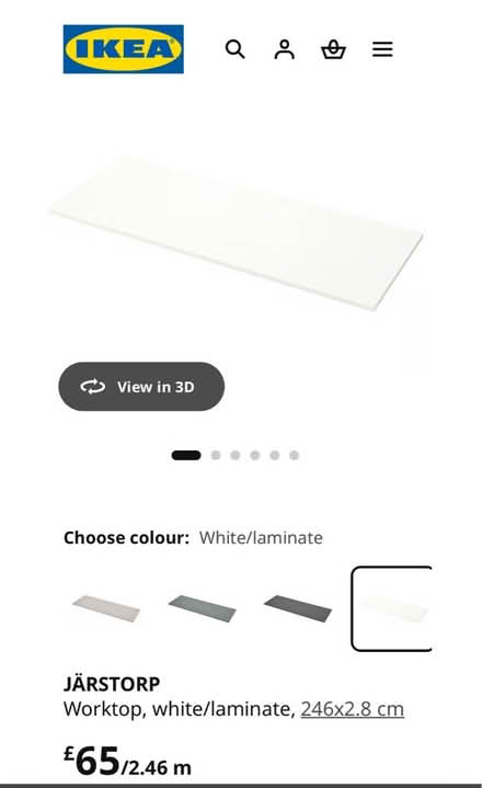 Photo of free IKEA kitchen worktop brand new (BR6) #1