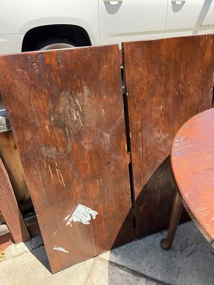 Photo of free 48” round table with 2 leaves (Bascom/Union Campbell) #2