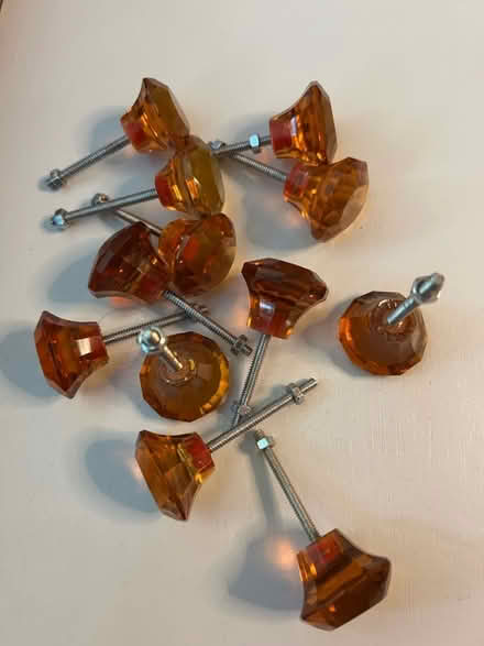 Photo of free Orange Ornate Plastic Drawer Knobs (SW4) #1