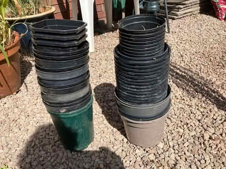 Photo of free Plastic plant pots of various sizes (Malvern WR14) #1