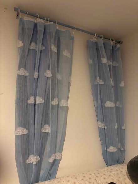 Photo of free Cloud Curtains and Curtain rod (Ithaca) #1