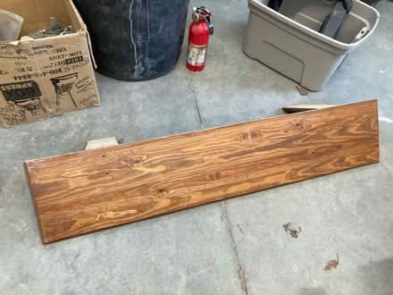 Photo of free Wooden shelf (Waltham ma) #1