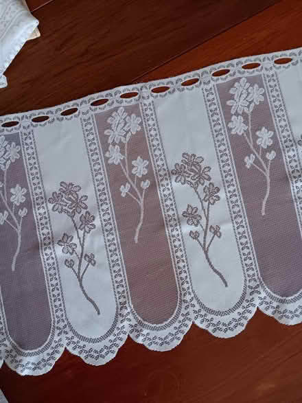 Photo of free Two lace café curtains (Chipping Ongar CM5) #1