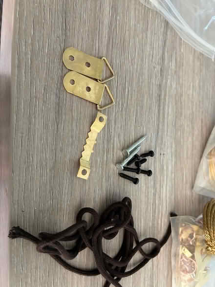 Photo of free Picture hooks, wire, rings (Billericay) #3