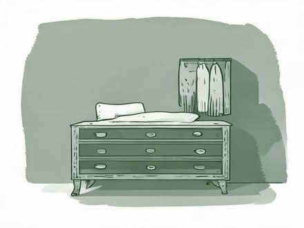 Photo of Bedroom Chest of Drawers and or Wardrobe … vintage style (Madeley TF7) #1