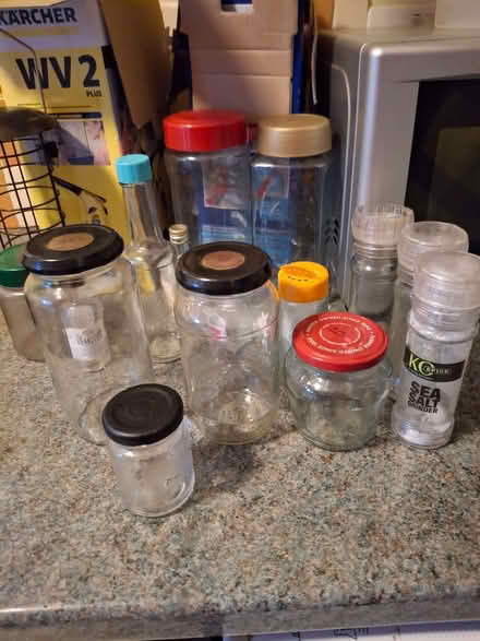 Photo of free Glass jars, salt grinders, bamboo sticks, rubble (Abraham Heights LA1) #1