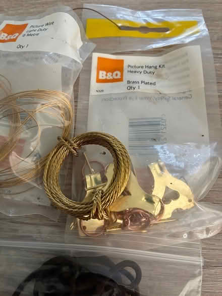 Photo of free Picture hooks, wire, rings (Billericay) #2