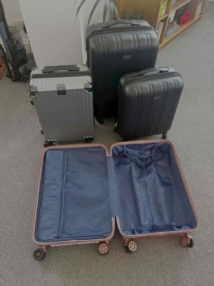Photo of free 4 suitcases - x2 small x2 medium (Clapham SW8) #4