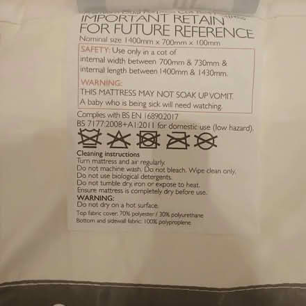 Photo of free Kids mattress (NW9) #3