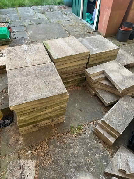 Photo of free Large Amount Of Paving Slabs (Holland Park W11) #1