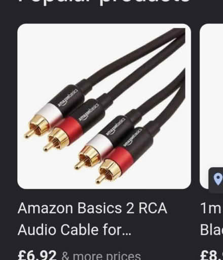Photo of rca audio cables (seymour road W4) #1