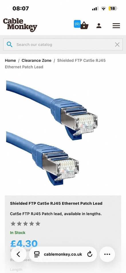Photo of any paint & a ethernet cable (Bexhill) #1