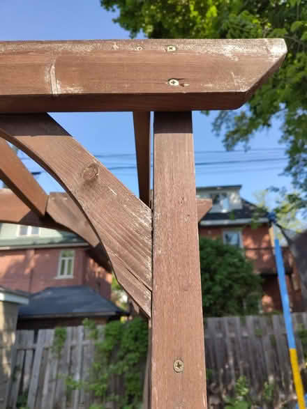 Photo of free Wooden garden arch (Old Ottawa south) #3