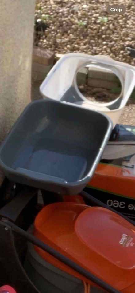 Photo of free Hooded cat lotter tray an scoop (Shardend B34) #1