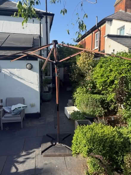 Photo of free Parasol base and arms - needs cover (Epsom) #1
