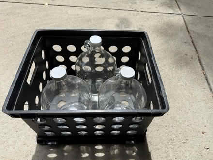 Photo of free 3 - 1 Gallon Glass Jugs w/lids (Lafayette) #1