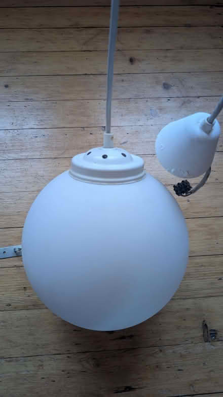 Photo of free Glass globe ceiling light (Pollokshields G41) #2