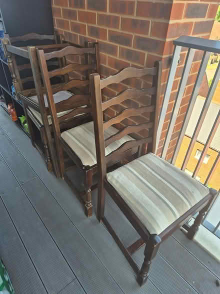Photo of free Extending dining table & 4 chairs (Hertford SG14) #2