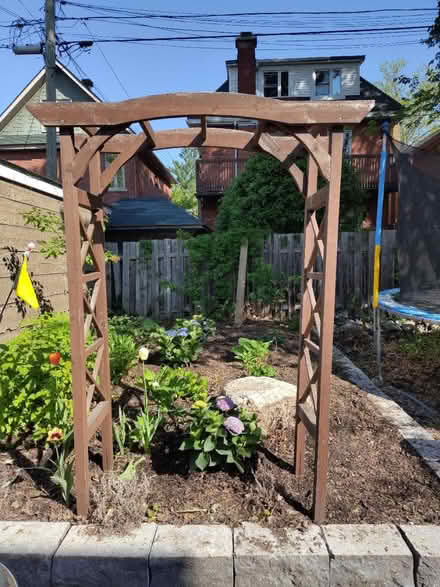 Photo of free Wooden garden arch (Old Ottawa south) #1