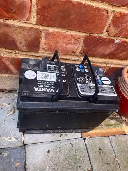 Photo of free Car battery (Wellingborough NN8) #1