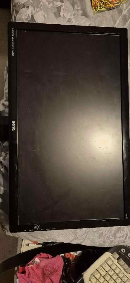 Photo of free Benq 24" gaming monitor, works well, could do with a plug (Great Moor SK3) #1