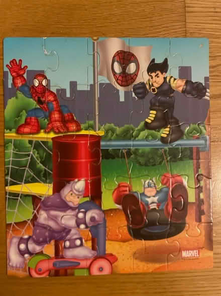 Photo of free 25 pieces puzzle Super heroes (Angel EC1V) #1