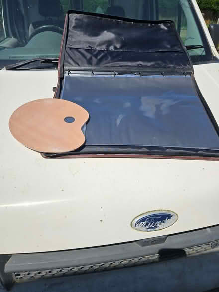 Photo of free Palette and a waterproof nylon art portfolio case. (Telscombe Cliffs BN10) #1