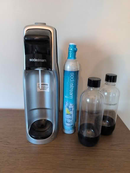 Photo of free SodaStream, CO2 cylinder, 2 bottles (El Cerrito) #1