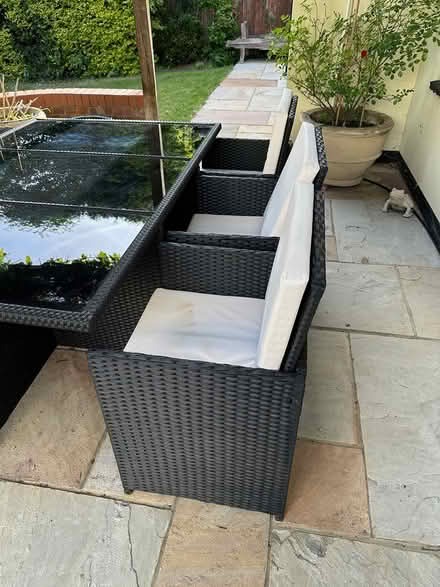 Photo of free Outdoor Table, 6 Chairs, 4 stools (SG4) #2