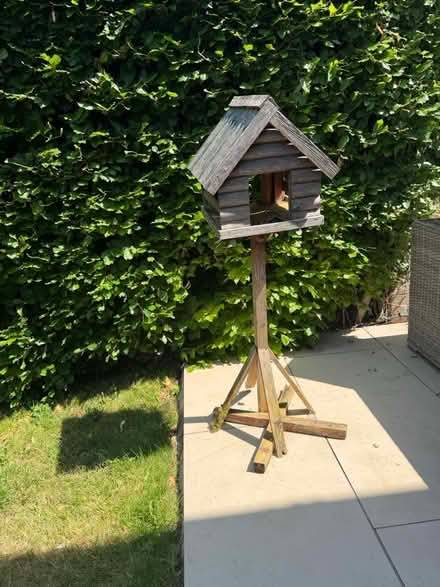 Photo of free Wooden Bird Table (Harpenden) #1