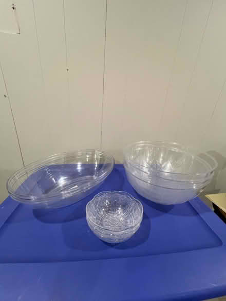 Photo of free Plastic platters & bowls (Wood Ridge) #2