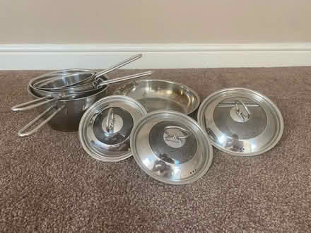 Photo of free Stainless Steel pans (West End, SO30) #1