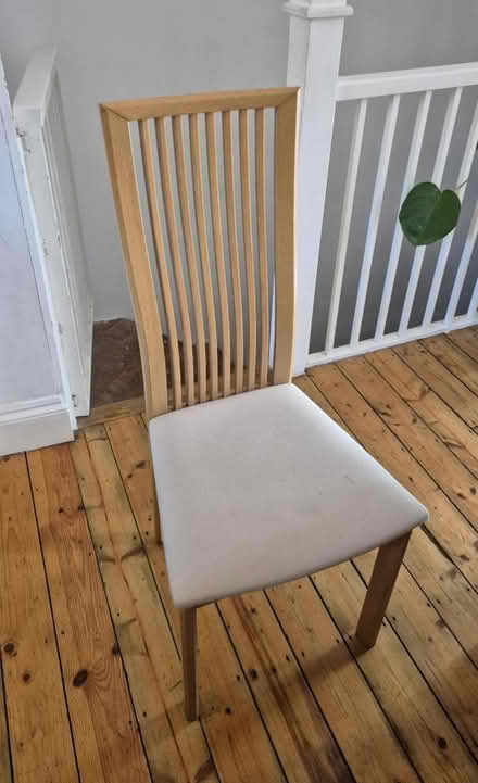 Photo of free 2 wooden dining chairs (CV32 Leamington Spa) #1