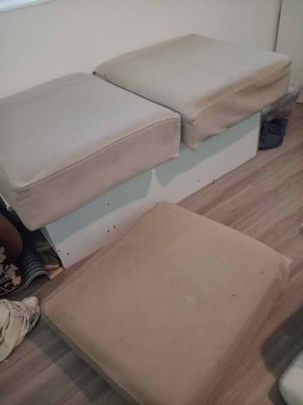 Photo of free Old sofa cushions x3 (Hulme, M15) #1