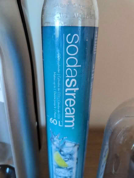 Photo of free SodaStream, CO2 cylinder, 2 bottles (El Cerrito) #4