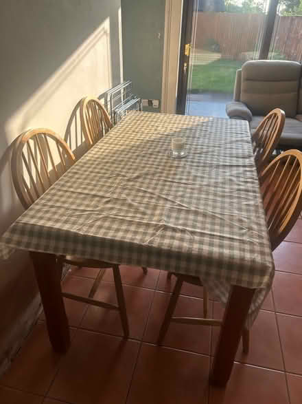 Photo of free Dining table & 4 chairs (Hesketh Bank PR4) #1