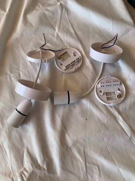 Photo of free Pair of ceiling light fixtures (Malvern WR14) #1