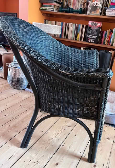 Photo of free Wicker chair (Cambridge CB1 (Romsey)) #3