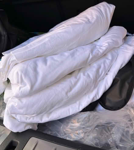 Photo of free Washed cotton flat sheet (South Kensington SW7) #3