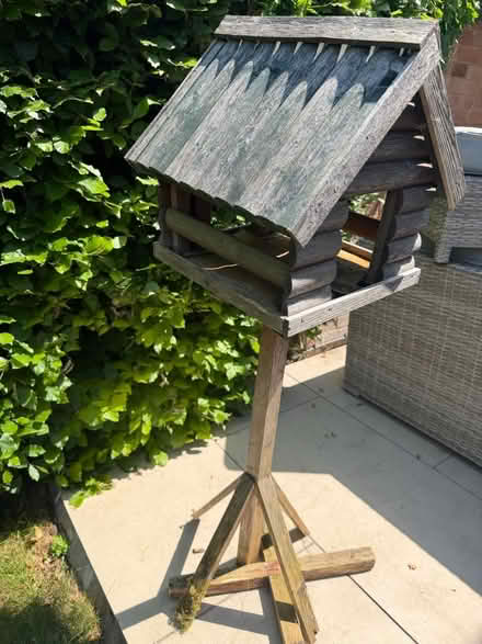 Photo of free Wooden Bird Table (Harpenden) #2