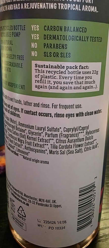 Photo of free Unopened SLS free hand soap (CH43 prenton) #3